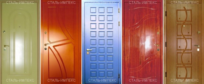 Входные двери МДФ с покрытием пластик-постформинг